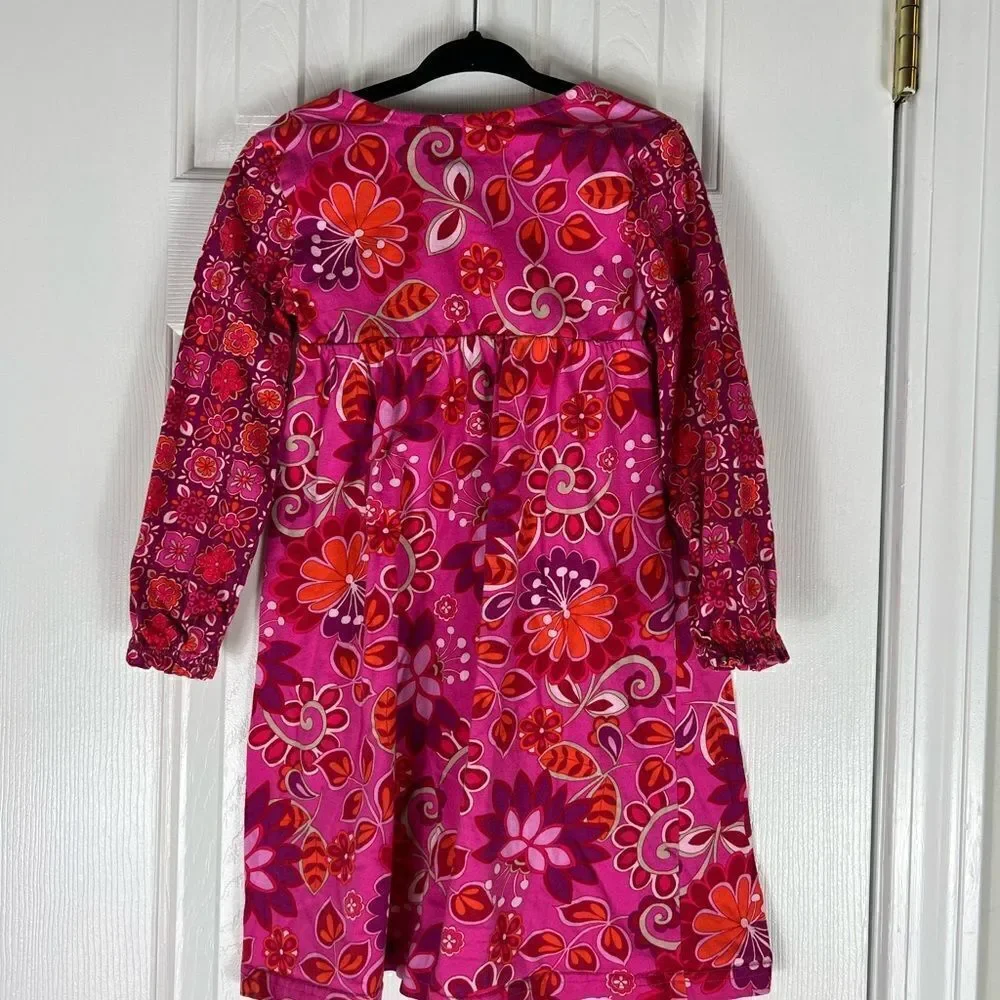 Hanna Andersson Floral Girls Dress Size 100